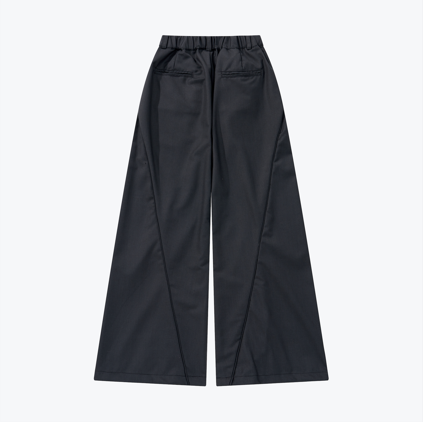 
                  
                    Ruched Long Wide Trousers Steel Grey【L24-45SG】
                  
                