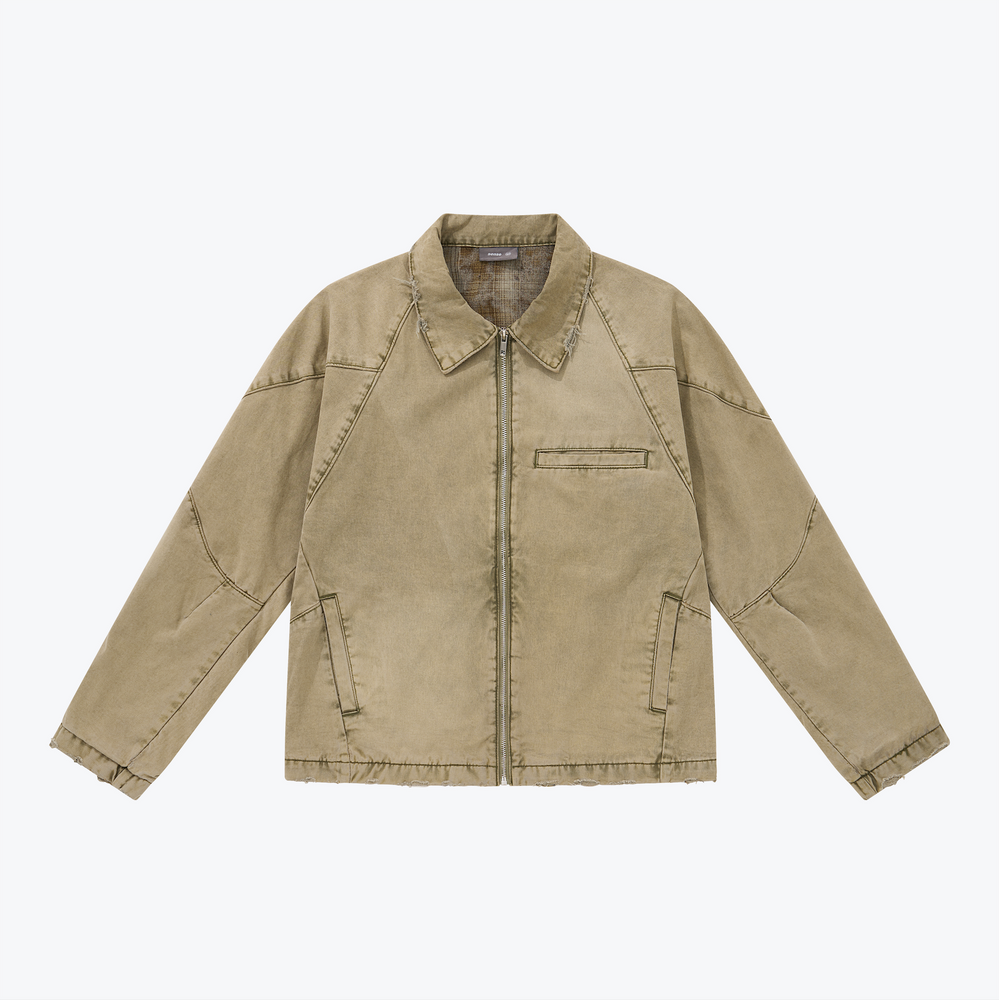 
                  
                    Faded Biker Jacket Khaki Light【M24-46KL】
                  
                