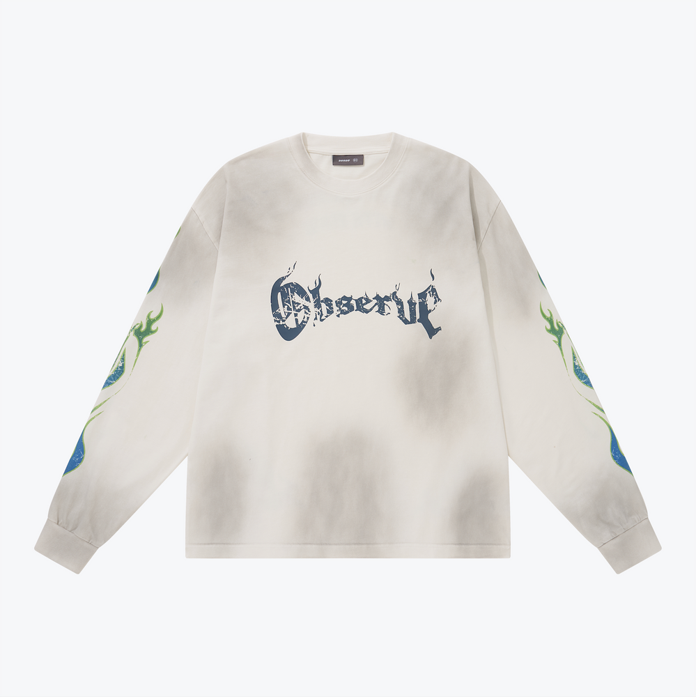 
                  
                    Faded Flame LS Greyish White【M24-T22GW】
                  
                