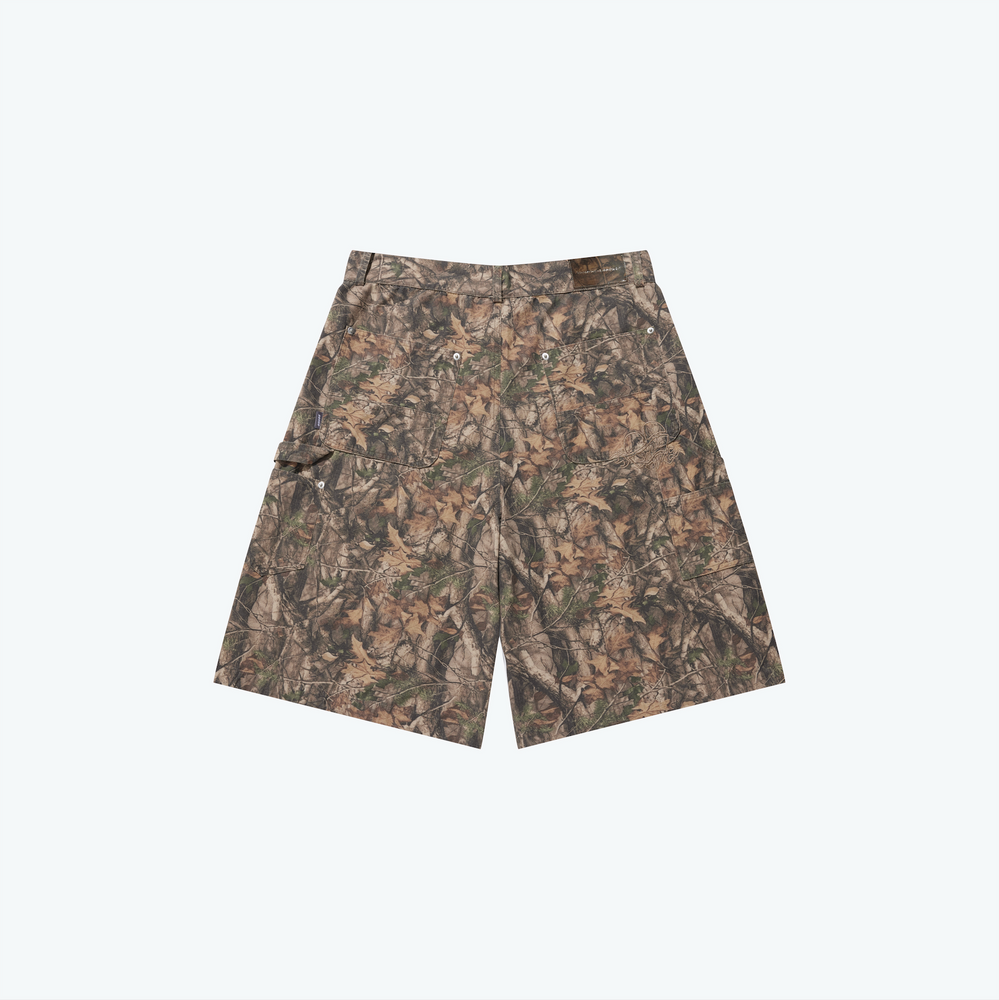 
                  
                    Double Knee Camo Shorts Woodland【M25-02WL】
                  
                