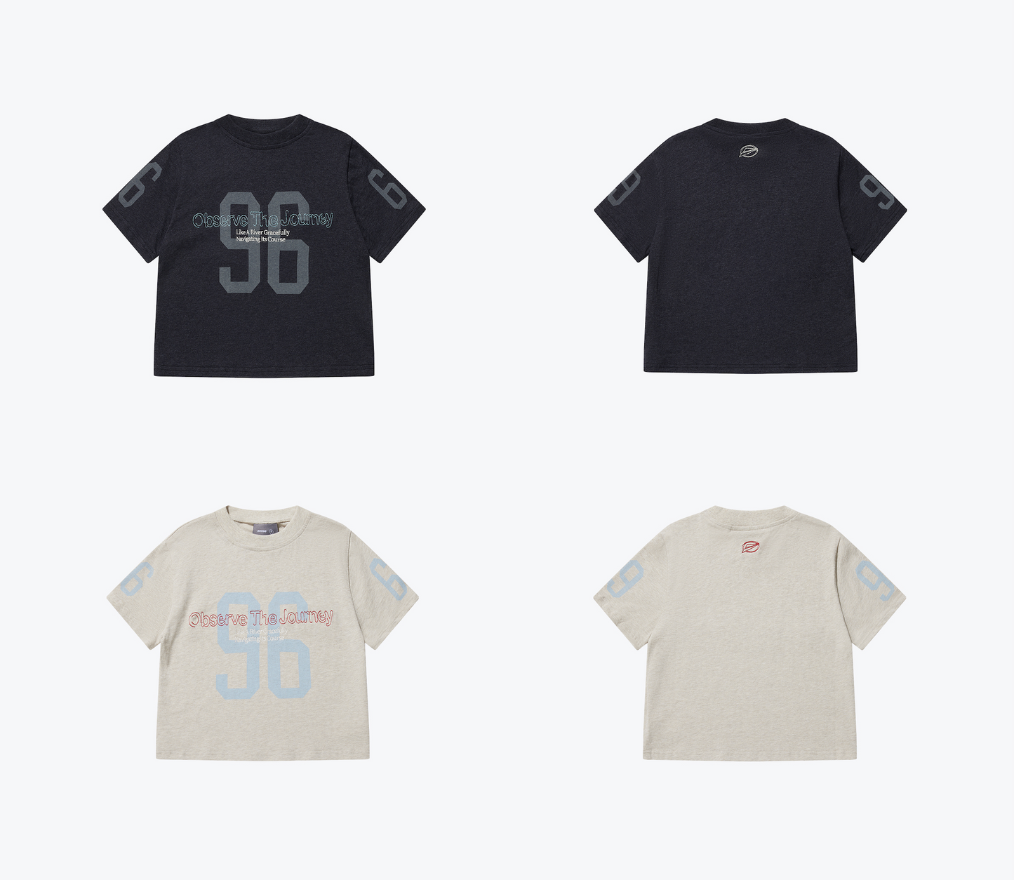 
                  
                    Football Crop T-Shirts Heather White【L25-T03HW】
                  
                