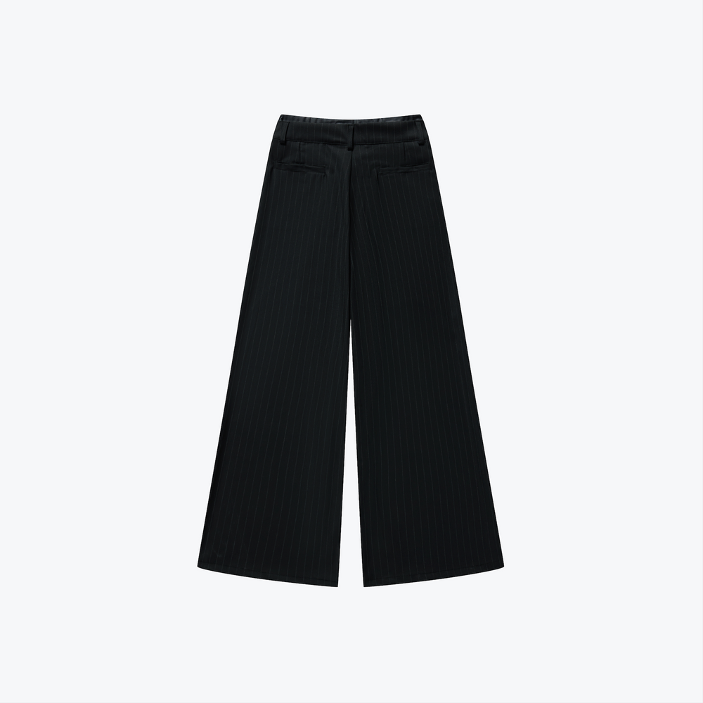 
                  
                    Double Layer Straight Trousers Black【L25-03BK】
                  
                