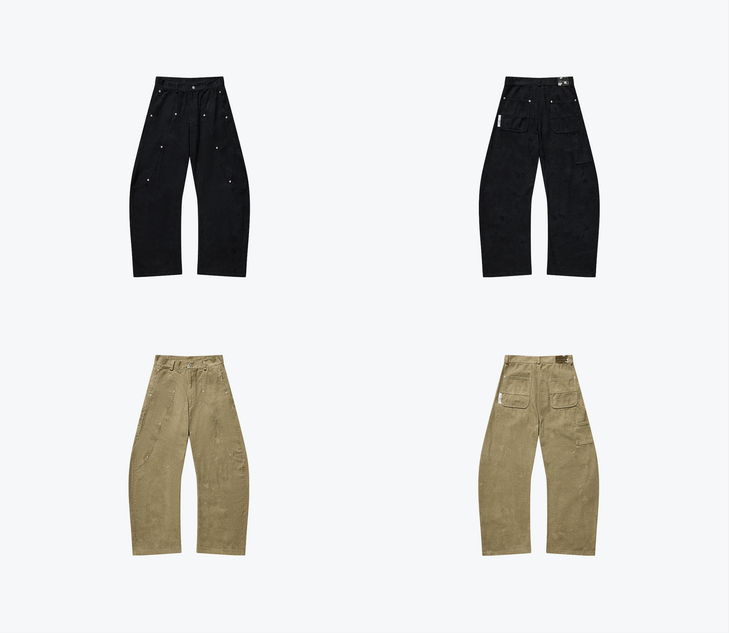 
                  
                    Curved Leg Trousers Tan【M25-30TAN】
                  
                