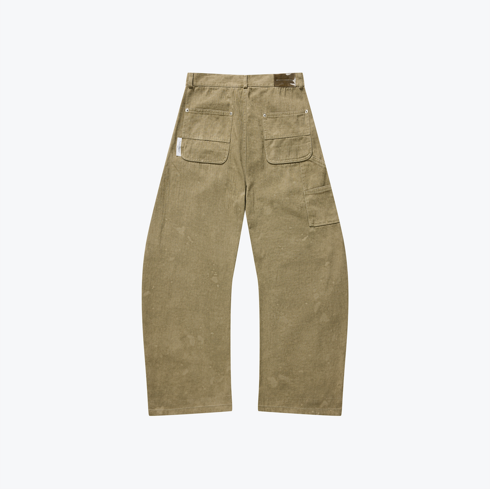 
                  
                    Curved Leg Trousers Tan【M25-30TAN】
                  
                