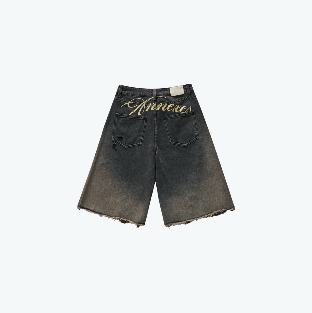 
                  
                    Twist Amphibole Jorts Charcoal【L25-20CH】
                  
                