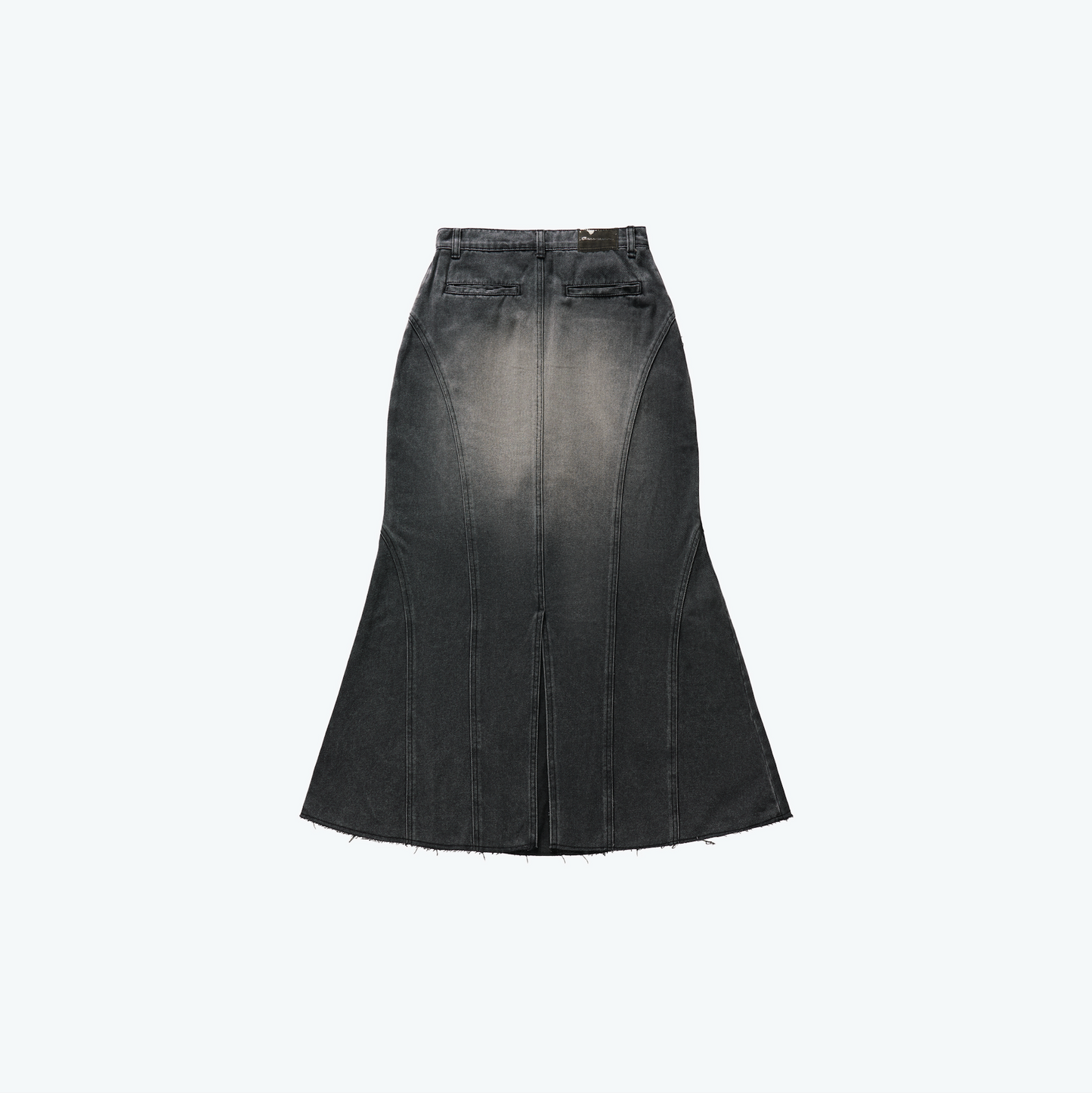
                  
                    Twist Hole Denim Mermaid Skirt Charcoal【L24-56CH】
                  
                