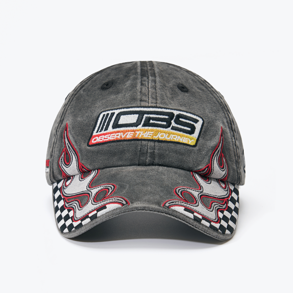 Racing Champion Cap Dull Black【M25-ACC03DB】