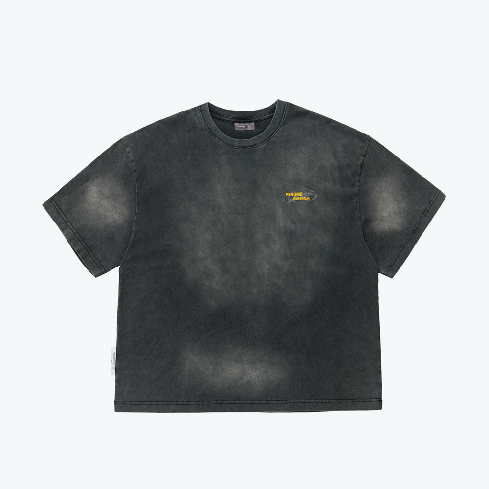 Fade Wash OG Logo SS Coal Black【SNExFM-T02CB】
