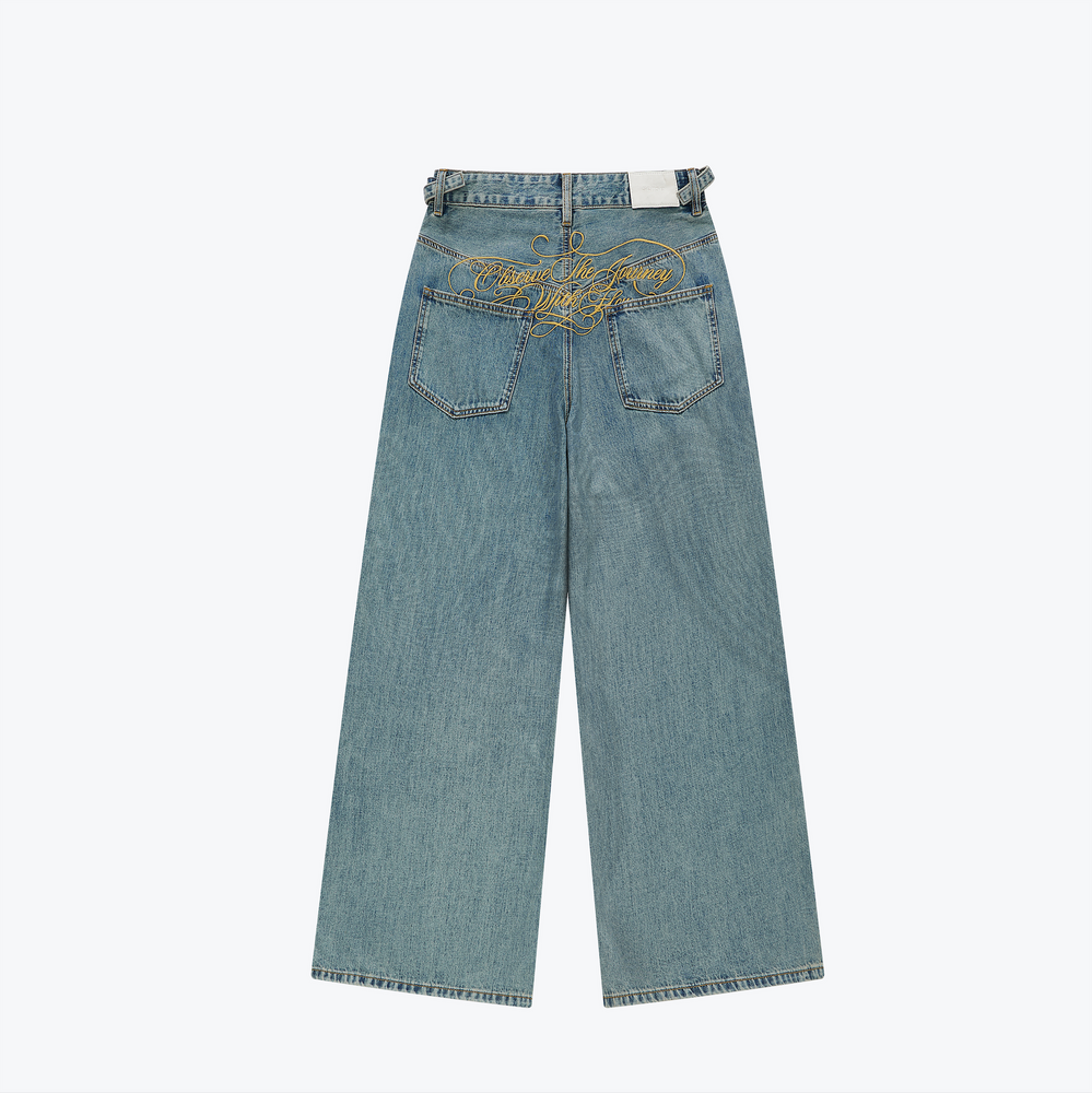 
                  
                    Low-Rise Wide-Leg Jeans Light Indigo【L25-29LI】
                  
                