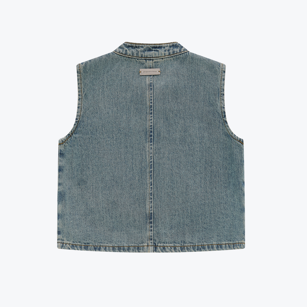 
                  
                    Torque Denim Vest Light Indigo【L25-30LI】
                  
                