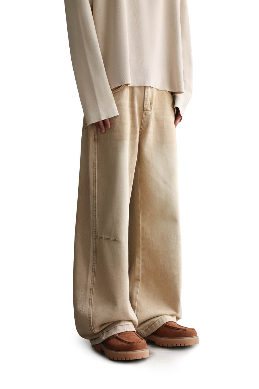 
                  
                    Washed Twill Round Pants Tan【M26-30TAN】
                  
                