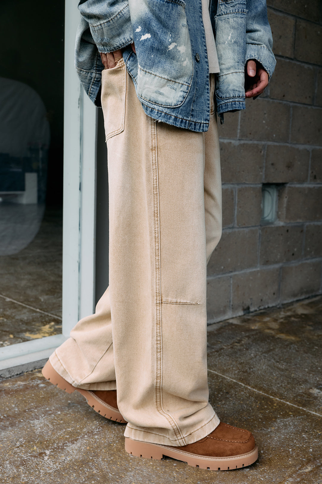 
                  
                    Washed Twill Round Pants Tan【M26-30TAN】
                  
                