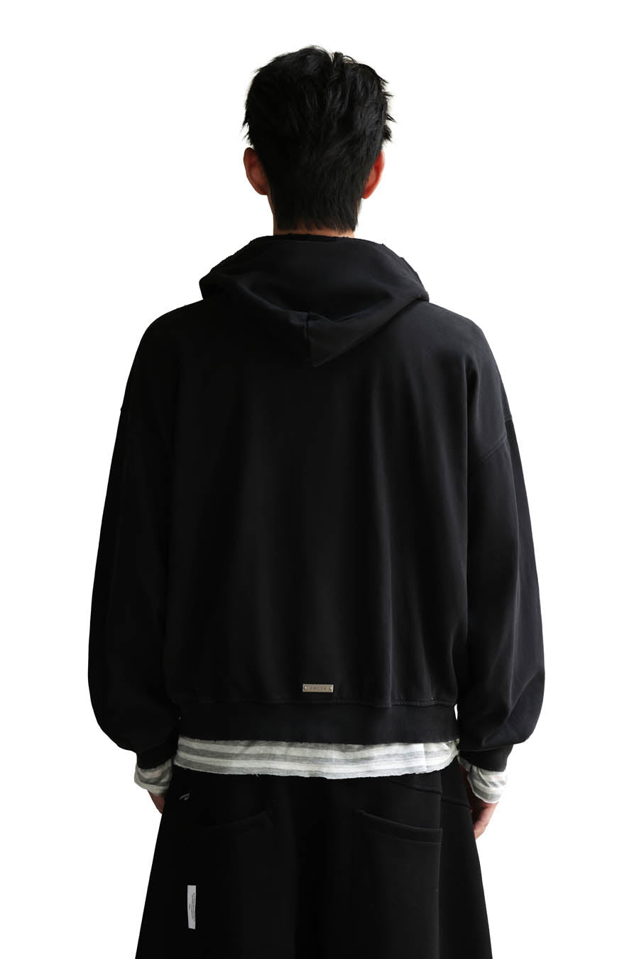 
                  
                    Wash Fade Zip Hoodie Black【M26-26BK】
                  
                