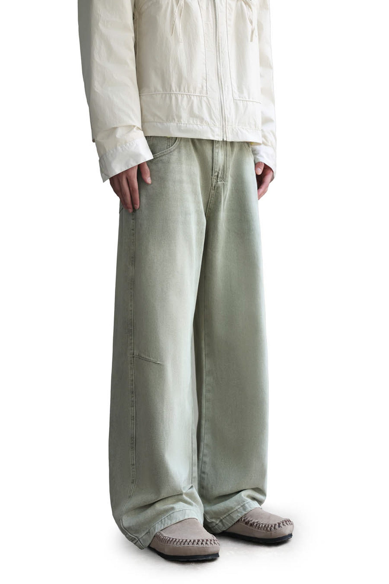 
                  
                    Washed Twill Round Pants Slate Grey【M26-30SG】
                  
                