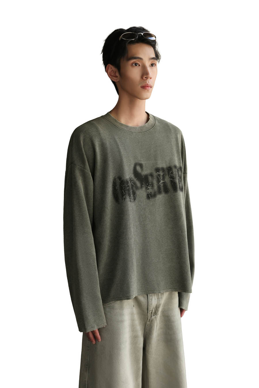 
                  
                    Washed Waffle LS Olive【M26-T13OL】
                  
                