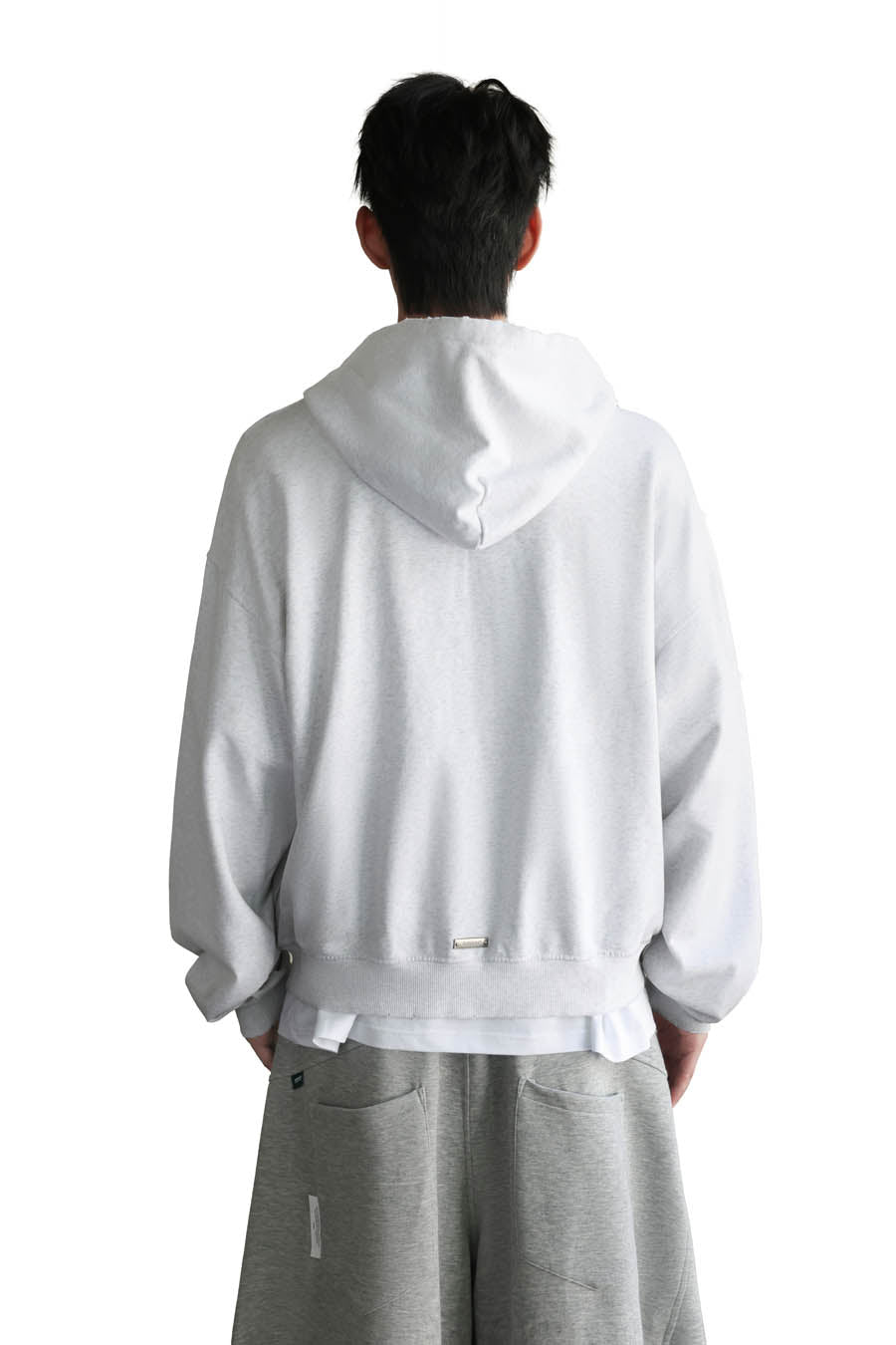 
                  
                    Wash Fade Zip Hoodie Ash Grey【M26-26AG】
                  
                