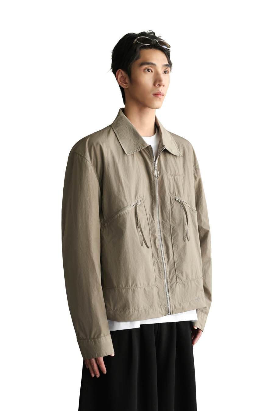 
                  
                    Nylon Flight Jacket Grey【M26-28GY】
                  
                