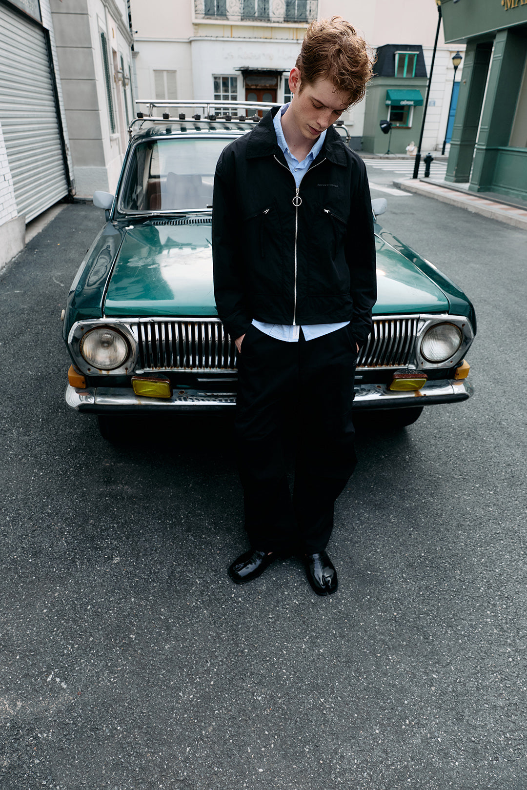 
                  
                    Nylon Flight Jacket Black【M26-28BK】
                  
                