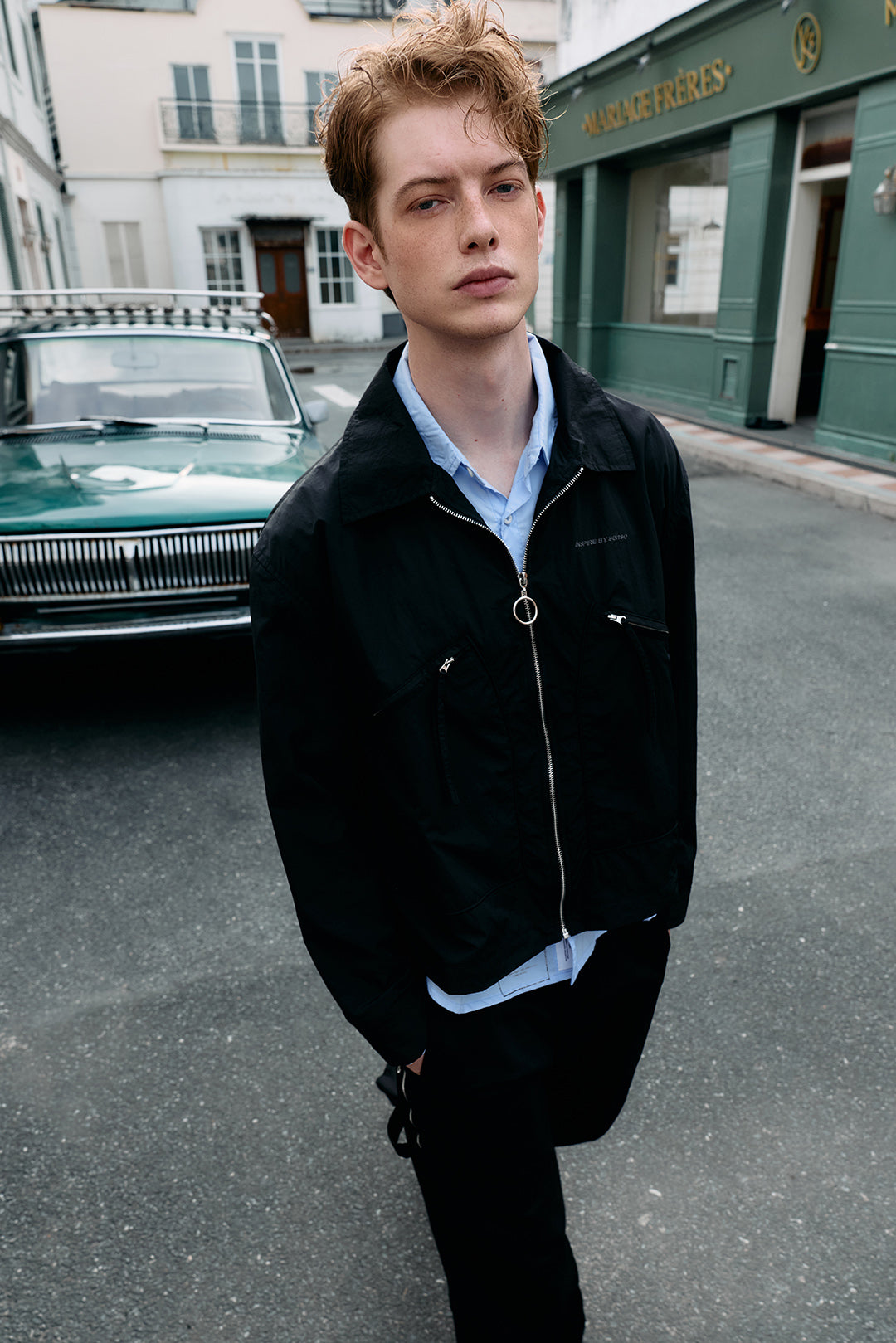 
                  
                    Nylon Flight Jacket Black【M26-28BK】
                  
                