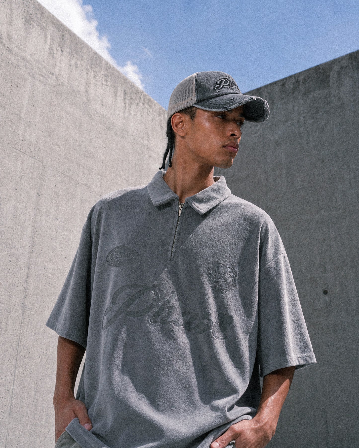 
                  
                    Octo x Sense Phase Zip Polo Grey【S26-OS-T2GY】
                  
                