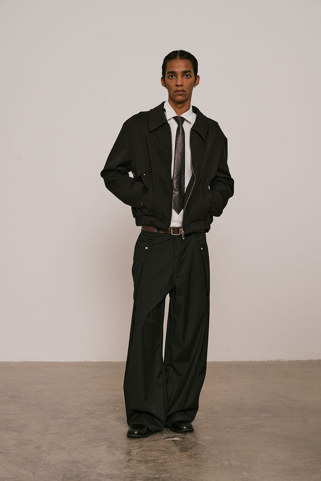 
                  
                    Beaver Zip Short Jacket Black【M25-54BK】
                  
                