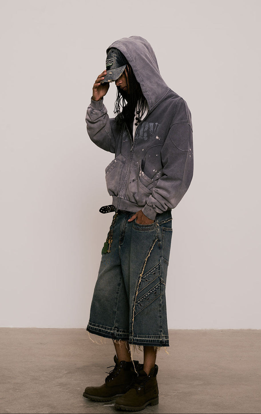 
                  
                    Sulfur Dye Wash Zip Jacket Acid Blue【M25-52AB】
                  
                