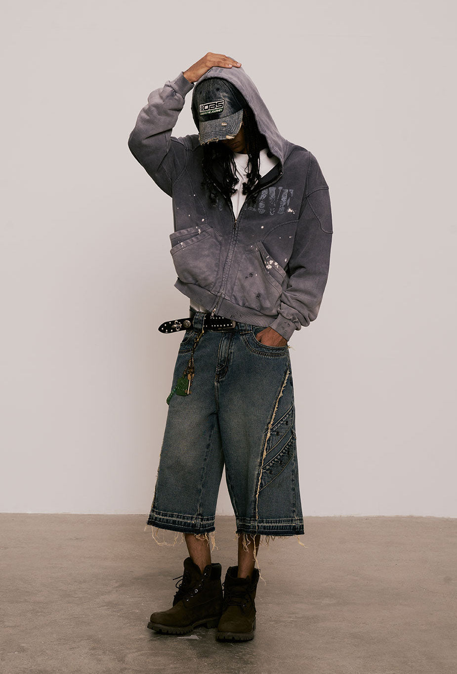 
                  
                    Sulfur Dye Wash Zip Jacket Acid Blue【M25-52AB】
                  
                