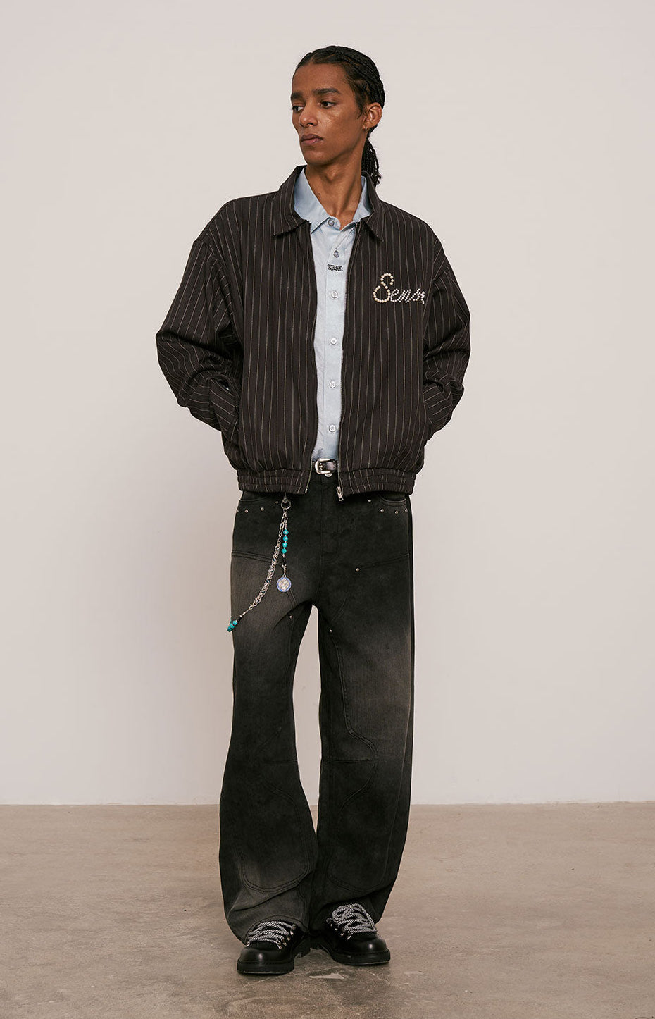 
                  
                    Sulfur Faded Double Knee Coal Black【M25-44CB】
                  
                