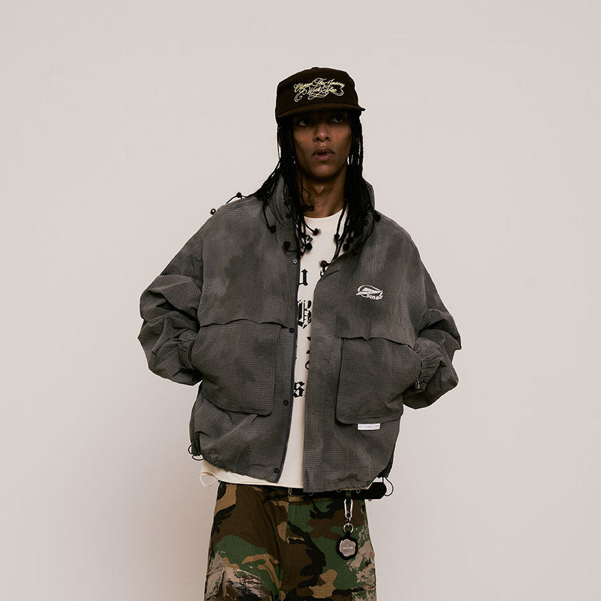 
                  
                    Wave Dye Trench Jacket Carbon Black【M25-53CB】
                  
                