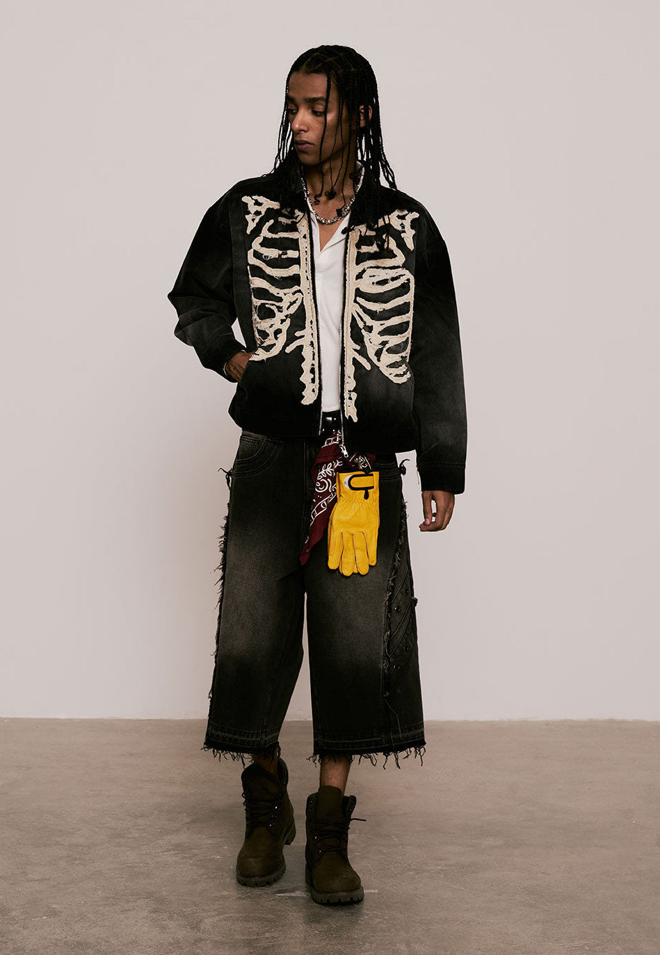 
                  
                    Bone Patch Sulfur Dye Jacket Coal Black【M25-48CB】
                  
                