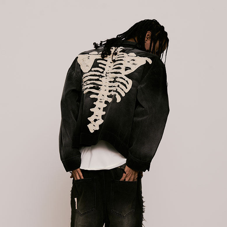 
                  
                    Bone Patch Sulfur Dye Jacket Coal Black【M25-48CB】
                  
                