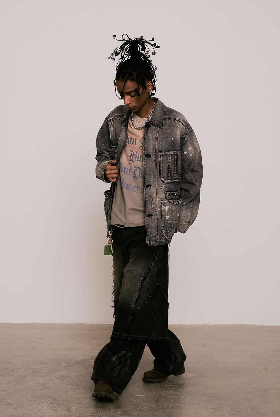 
                  
                    Ageing Coverall Jacket Black【M25-51BK】
                  
                