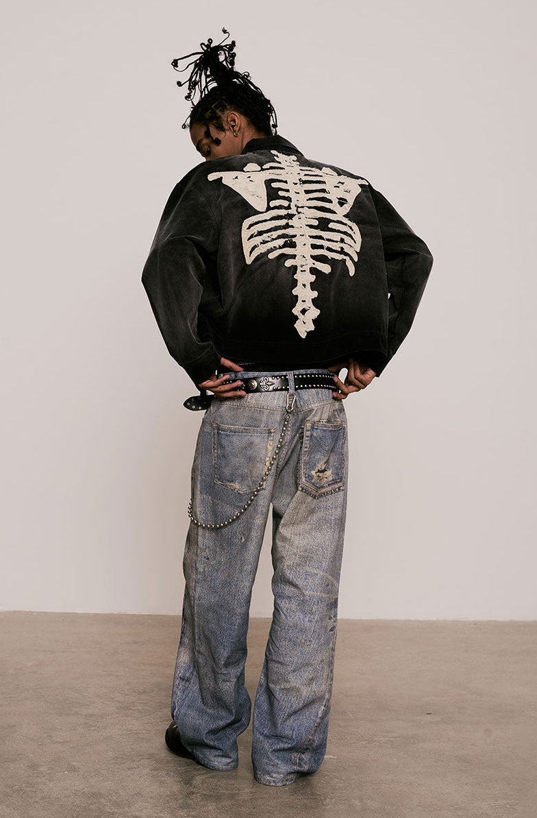 
                  
                    Bone Patch Sulfur Dye Jacket Coal Black【M25-48CB】
                  
                