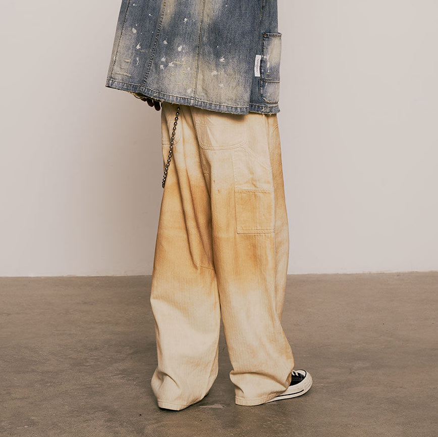 
                  
                    Sulfur Faded Double Knee Ivory【M25-44IY】
                  
                