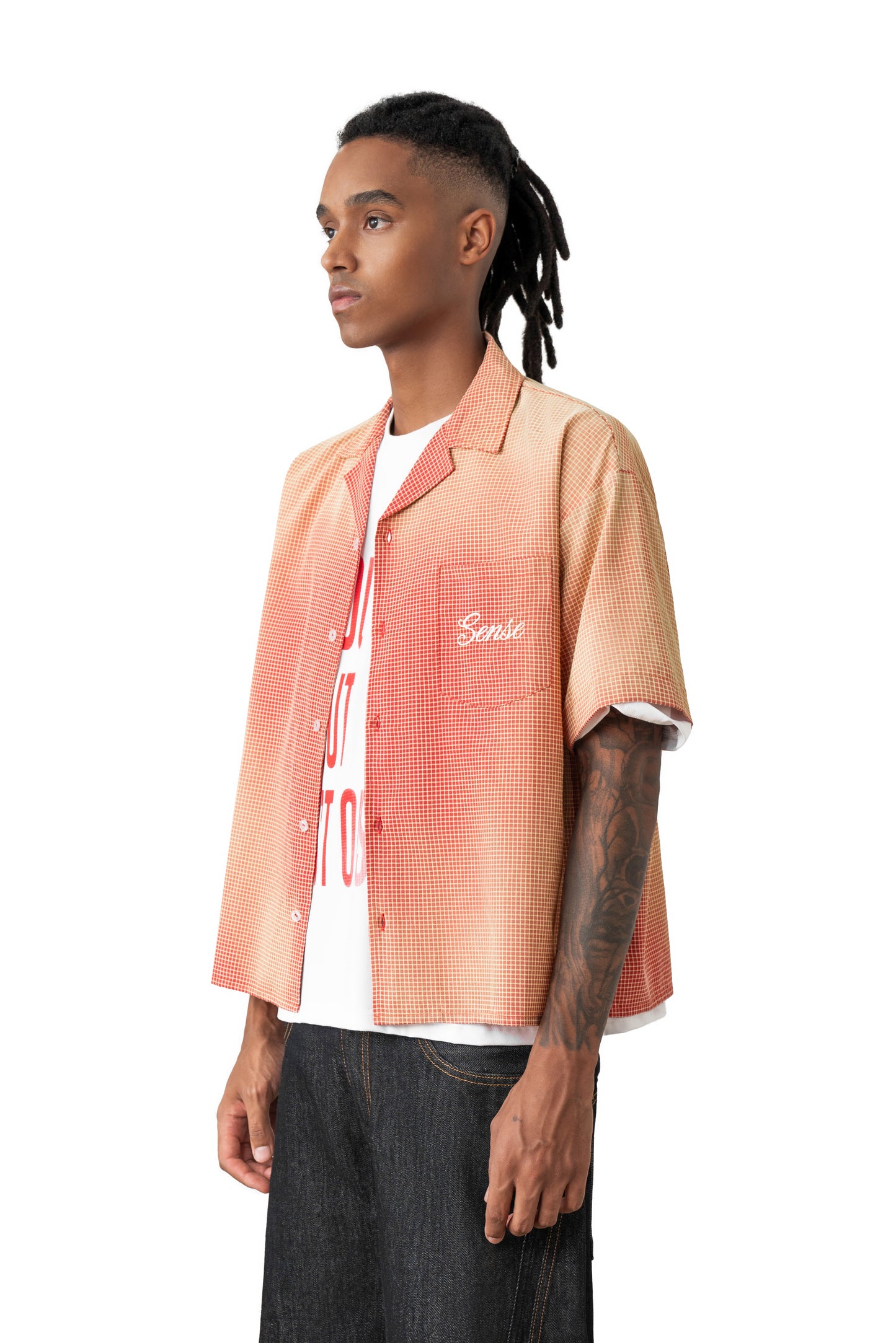 
                  
                    Sun Faded Wash Check Shirt Reddle【M26-11RD】
                  
                