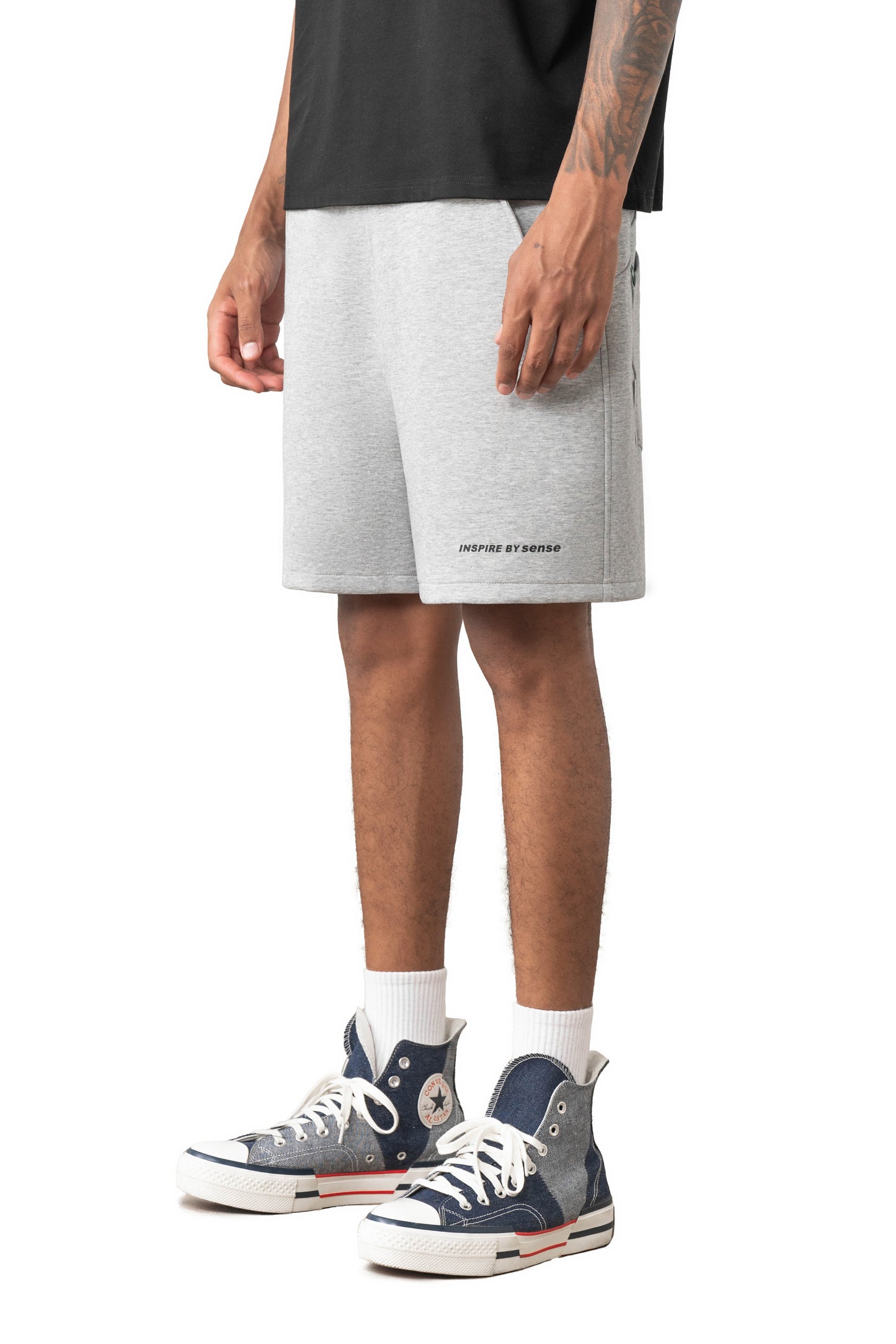 
                  
                    Essential Sweat Shorts Grey【M26-12GY】
                  
                