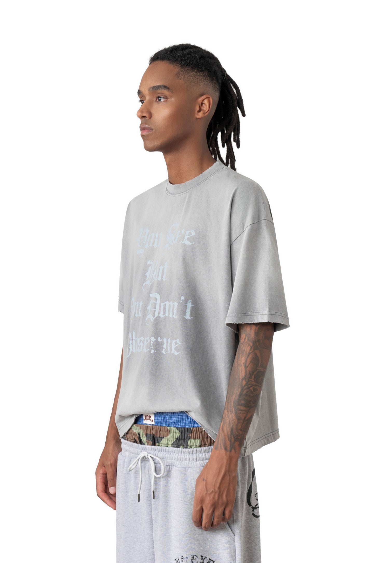 
                  
                    Distressed Wash SS Navy【M26-T04NY】
                  
                