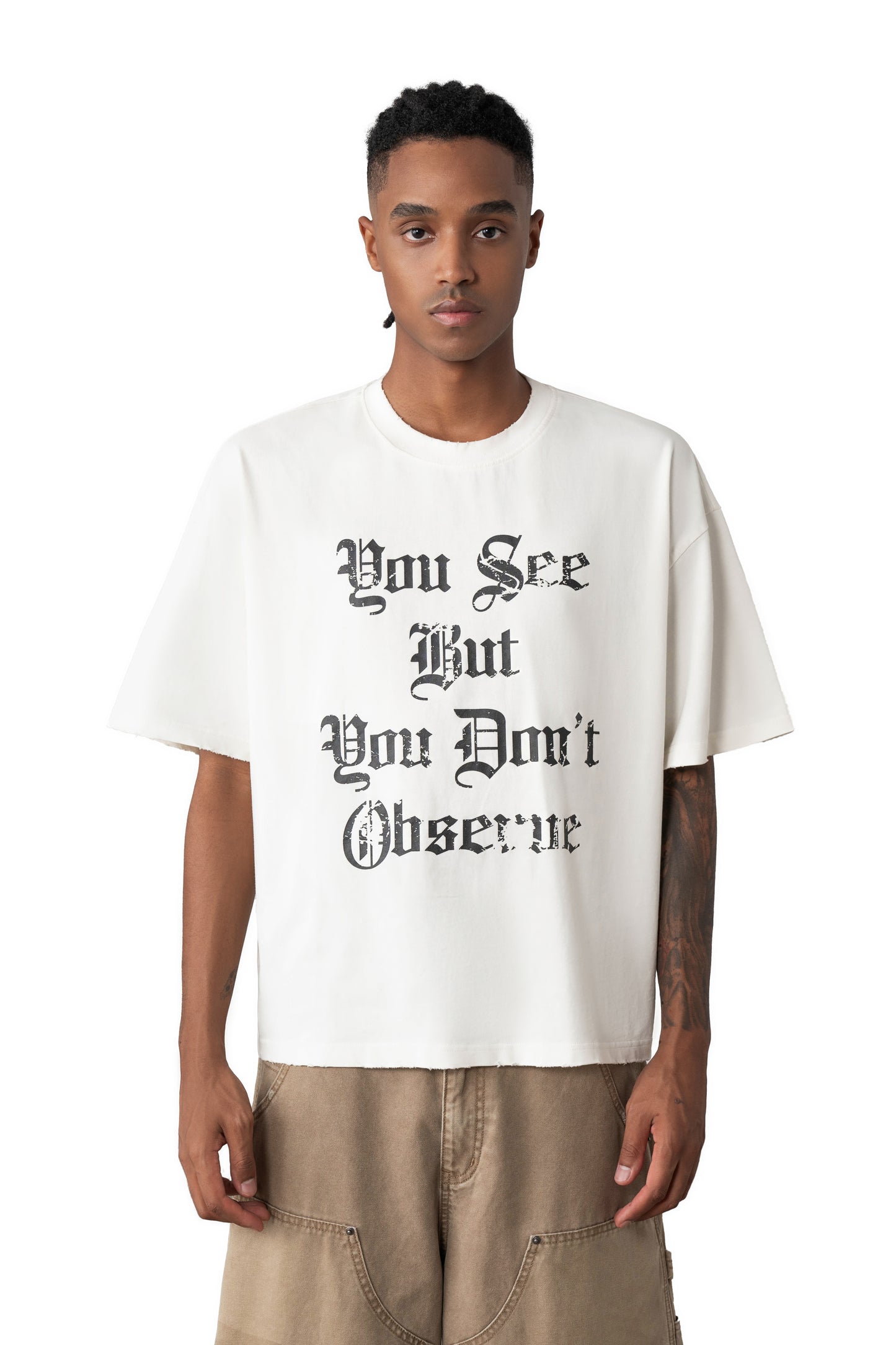 
                  
                    Distressed Wash SS White【M26-T04WH】
                  
                