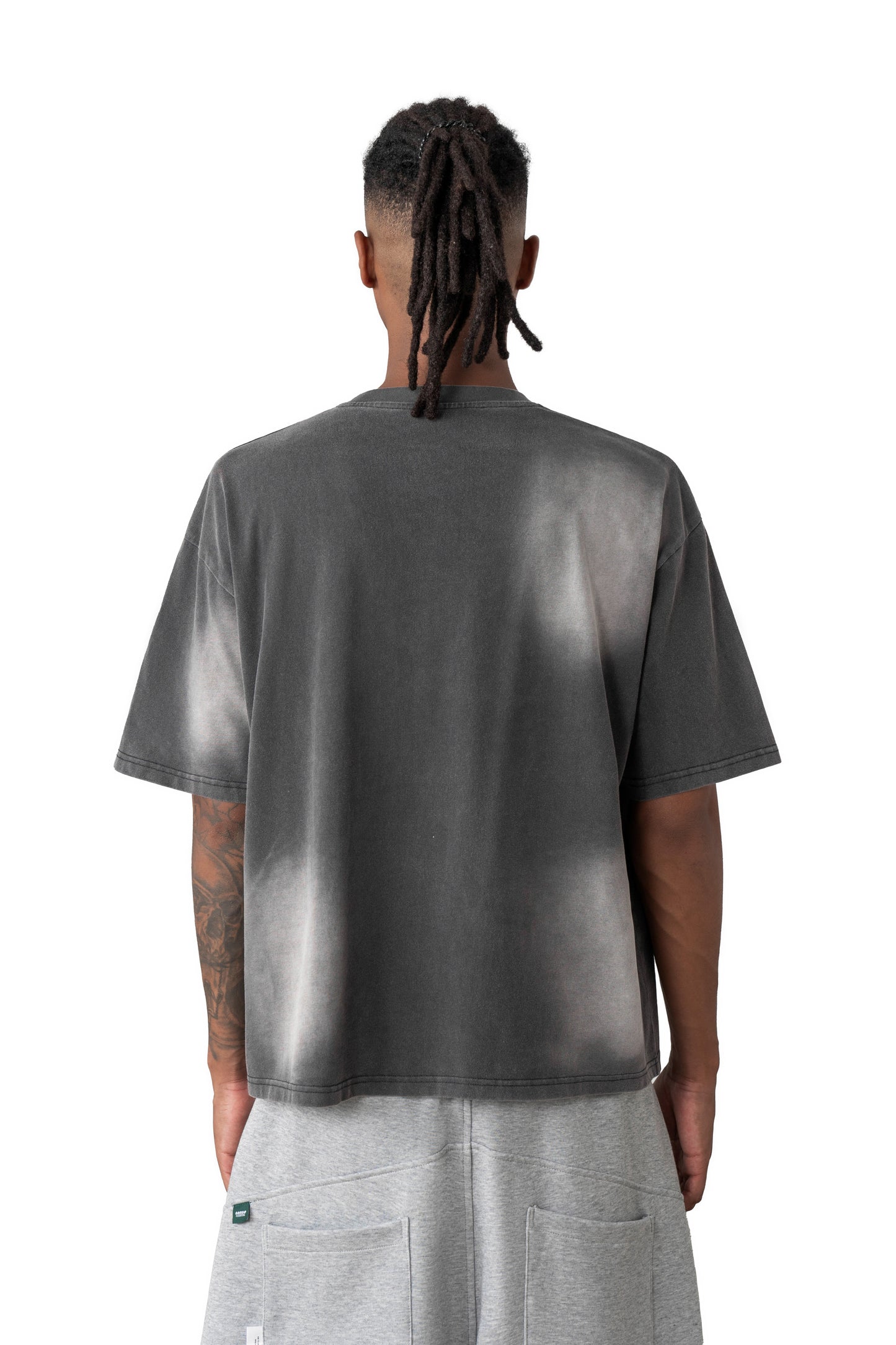 
                  
                    Washed Fade Slogan SS Coal Black【M26-T09CB】
                  
                