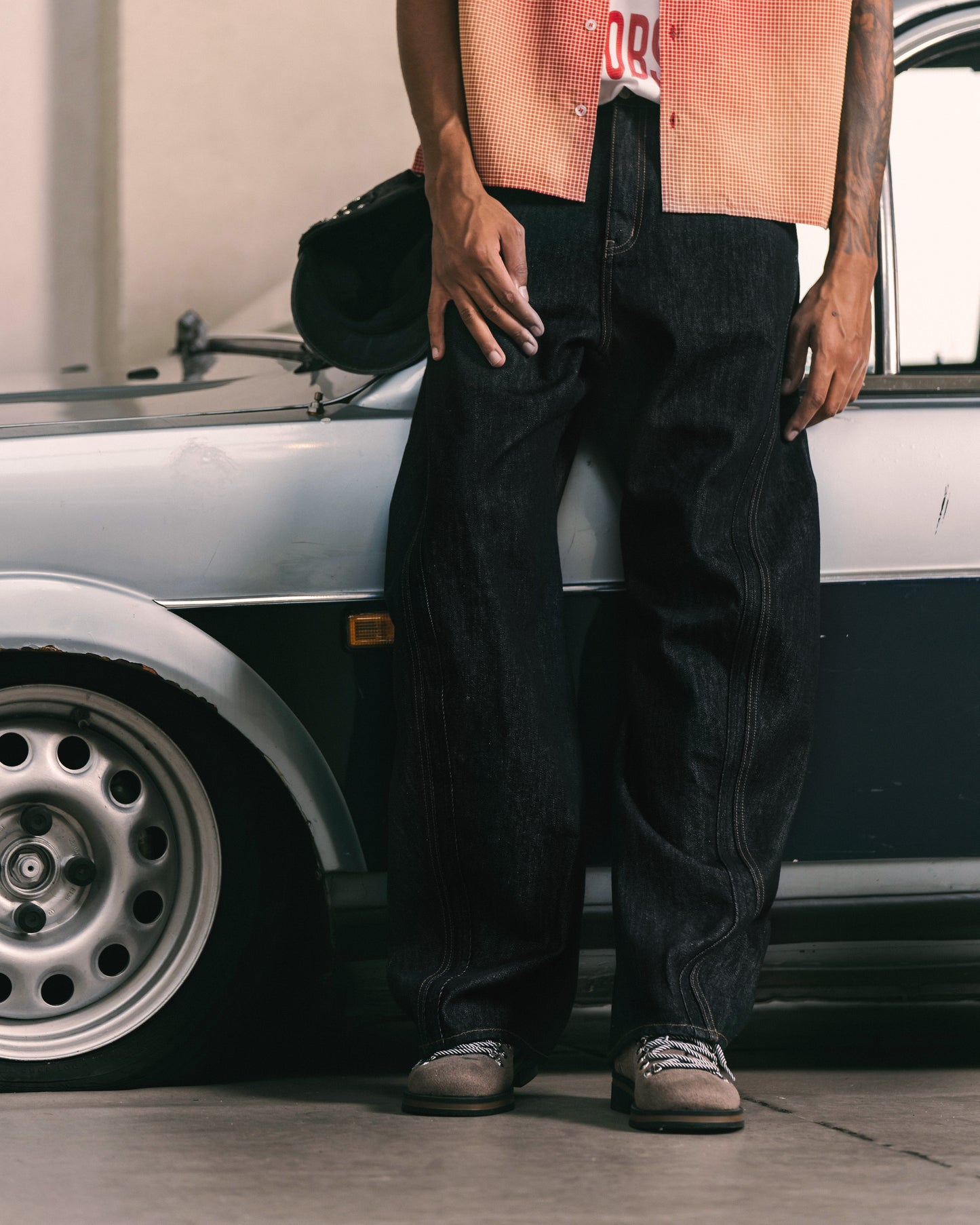 
                  
                    Unwash 3D Curved Jeans Indigo【M26-14IN】
                  
                