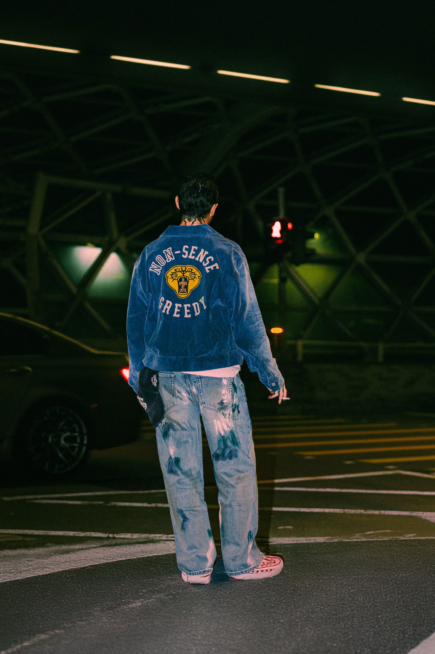 
                  
                    Wash Faded FFA Jacket Navy Blue【Nonsense-03NB】
                  
                