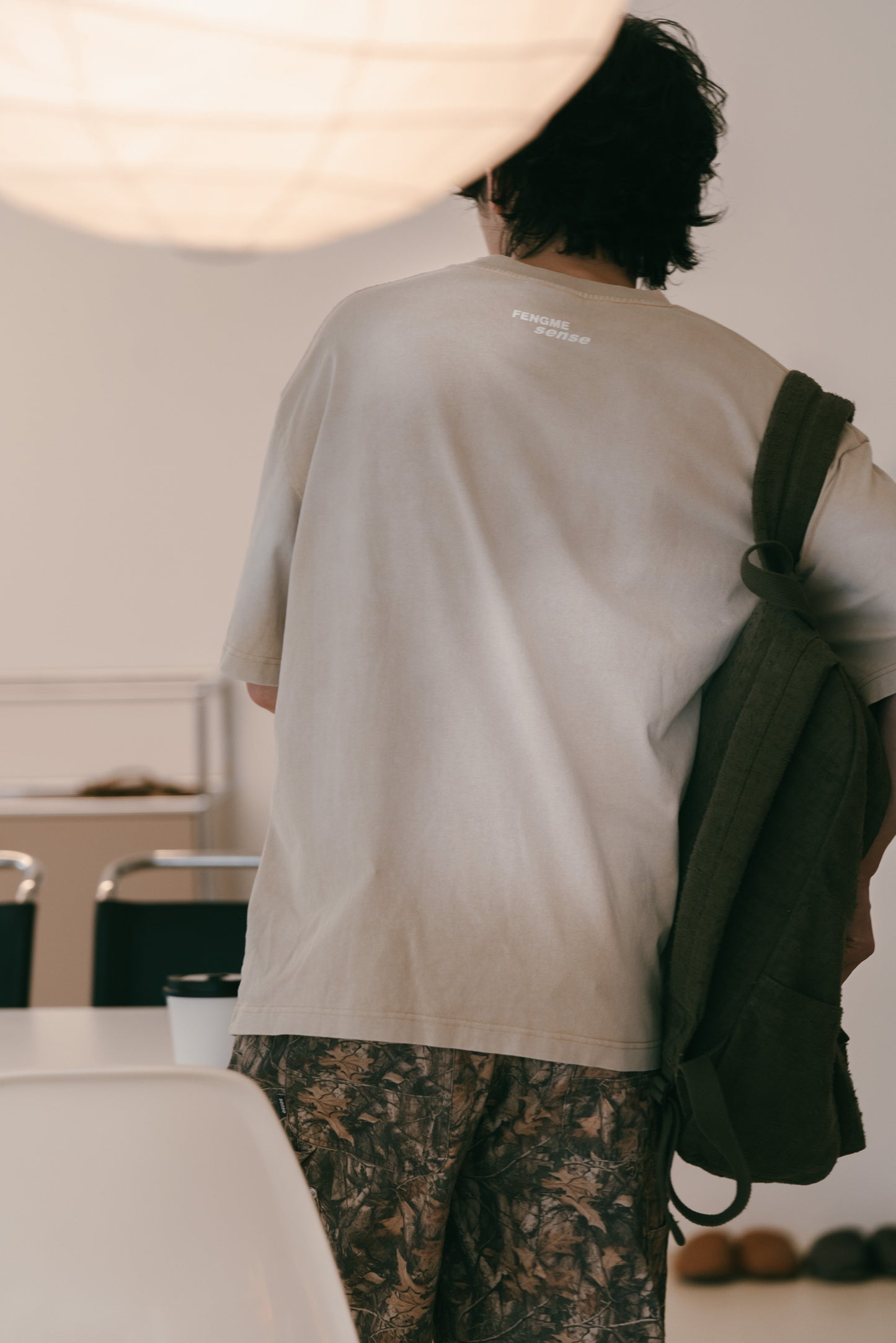 
                  
                    Washed Boxy Cut SS Clay【SNExFM-T01CL】
                  
                