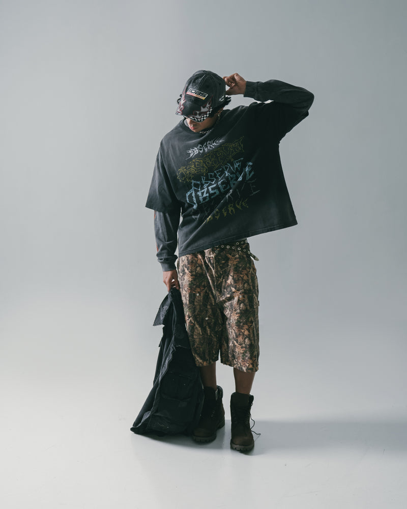 
                  
                    Double Knee Camo Shorts Woodland【M25-02WL】
                  
                