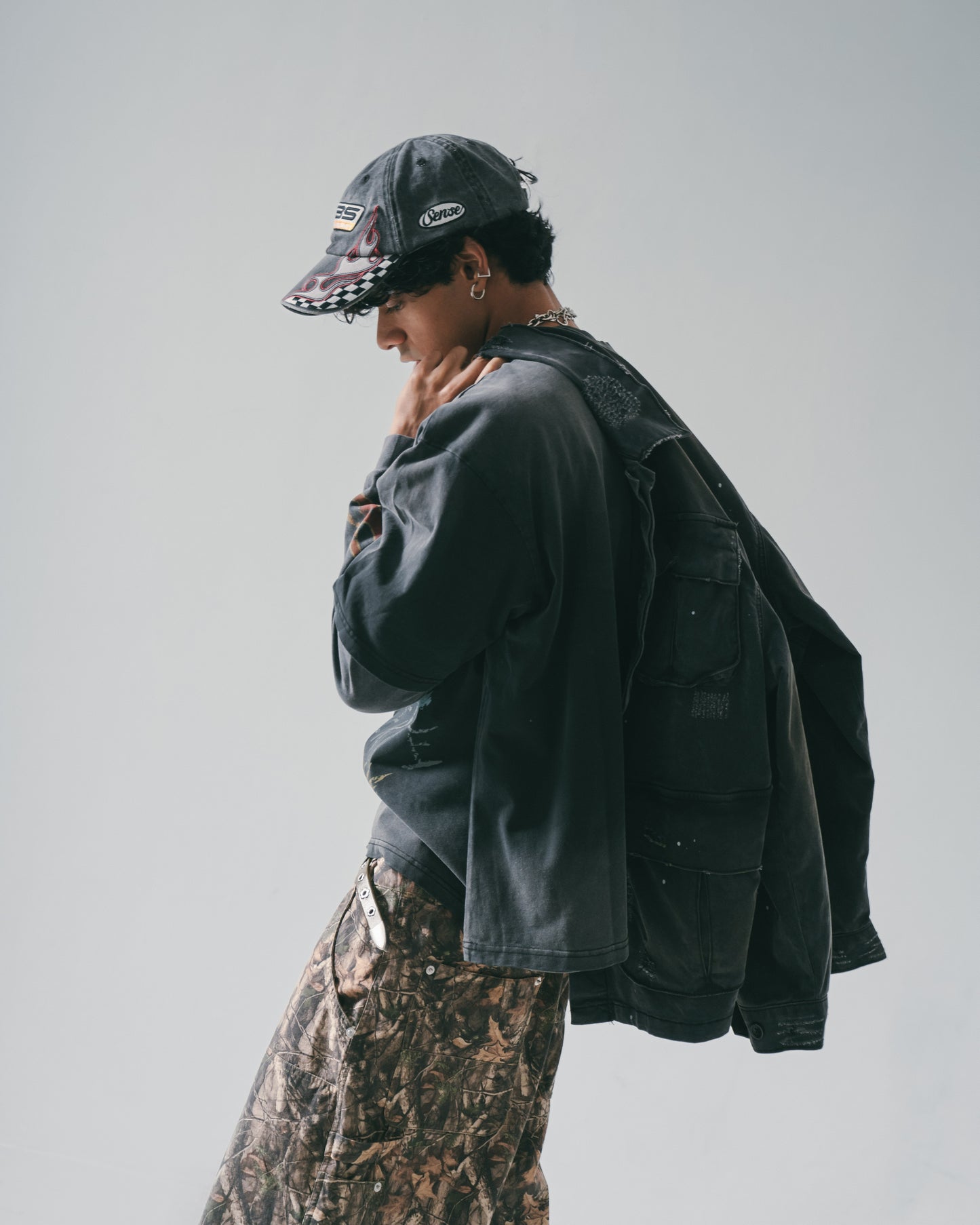 
                  
                    Double Knee Camo Shorts Woodland【M25-02WL】
                  
                