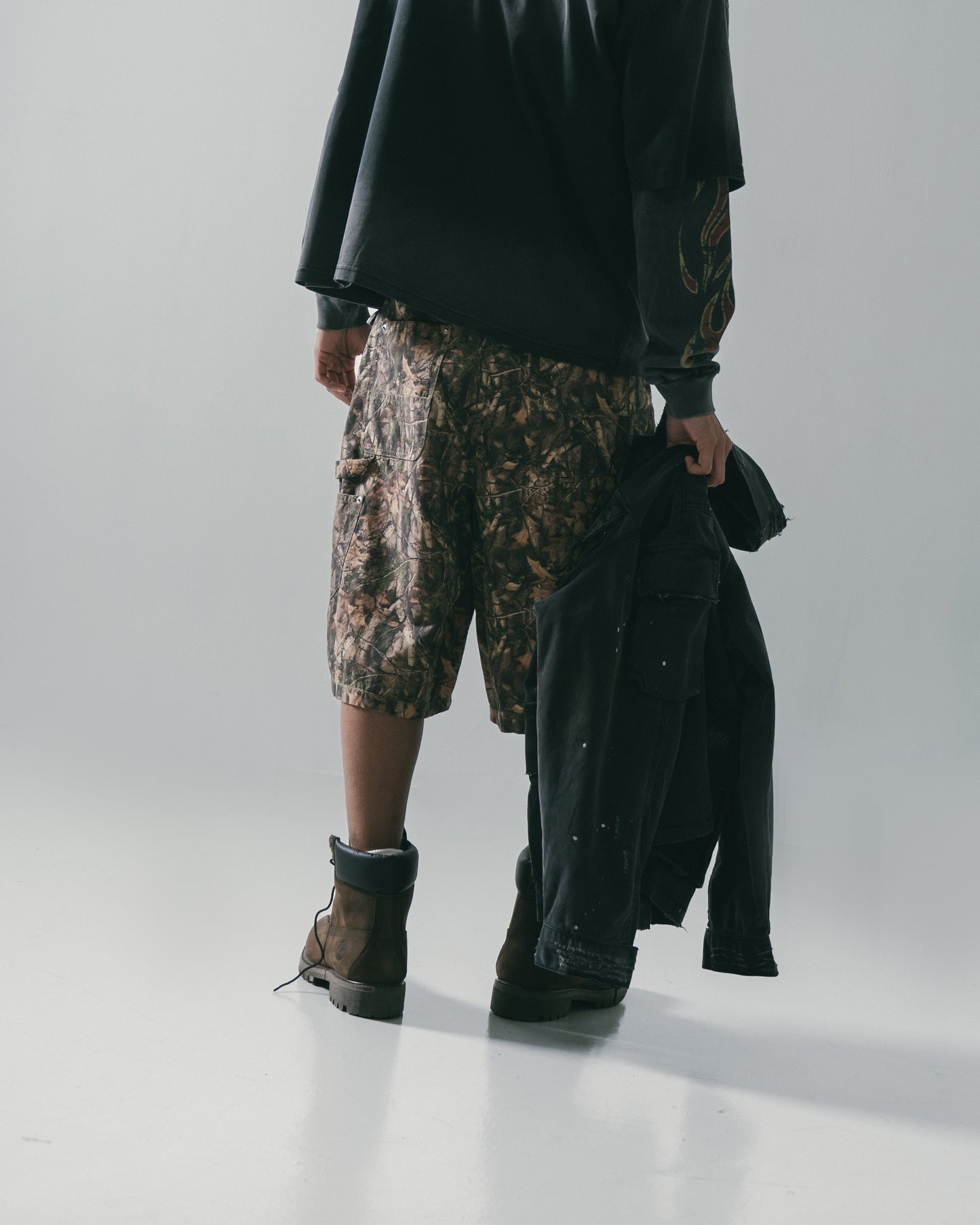
                  
                    Double Knee Camo Shorts Woodland【M25-02WL】
                  
                
