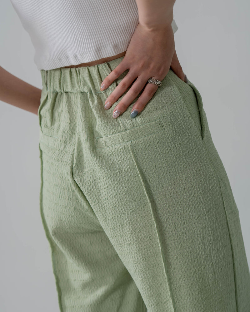 
                  
                    HW Seersucker Pant Fern Green【L23-24GN】
                  
                