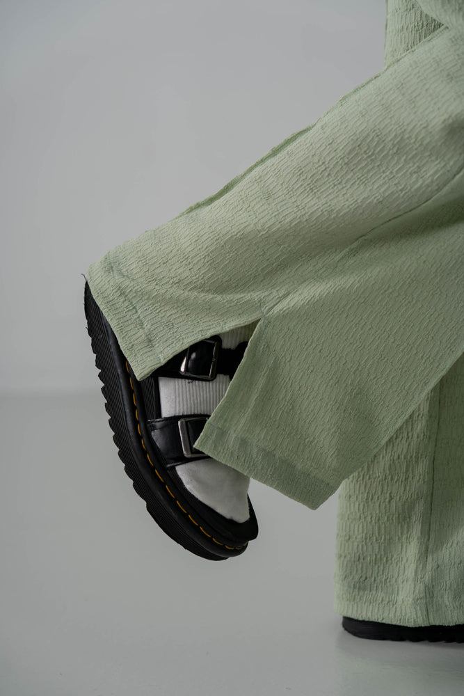 
                  
                    HW Seersucker Pant Fern Green【L23-24GN】
                  
                