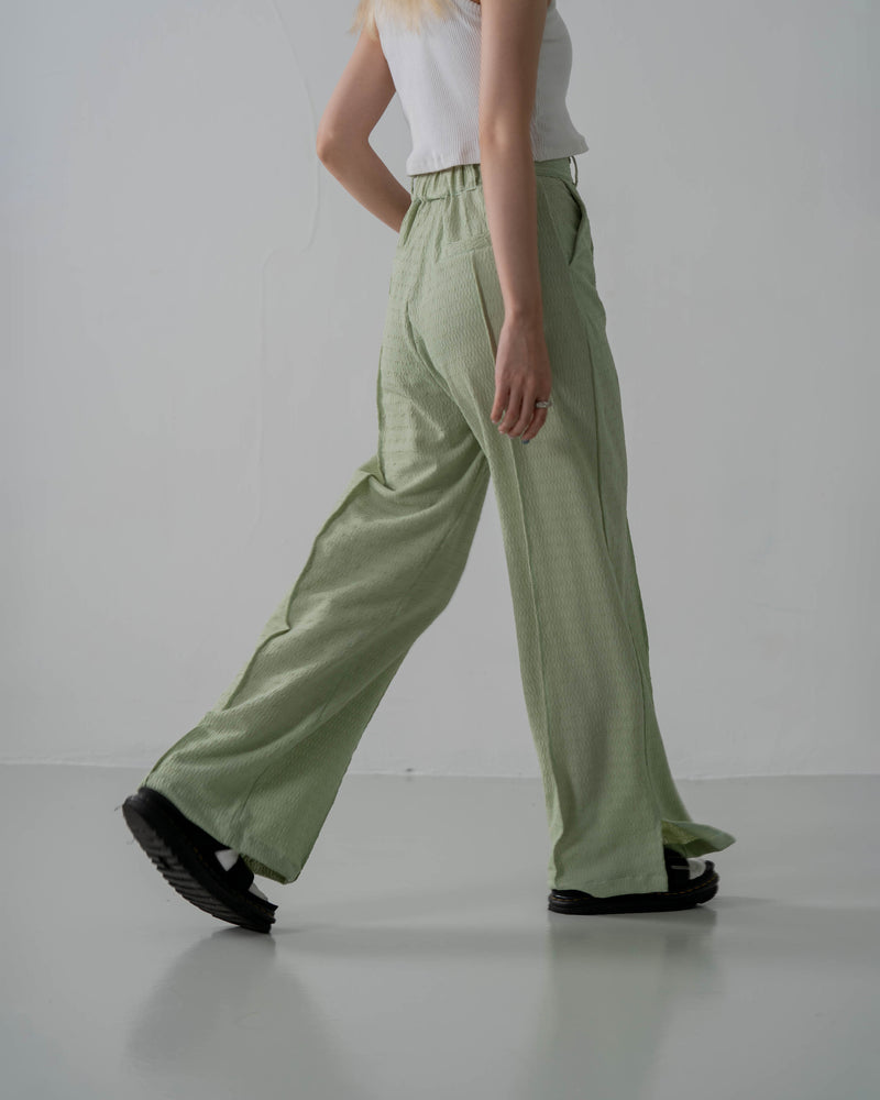 
                  
                    HW Seersucker Pant Fern Green【L23-24GN】
                  
                