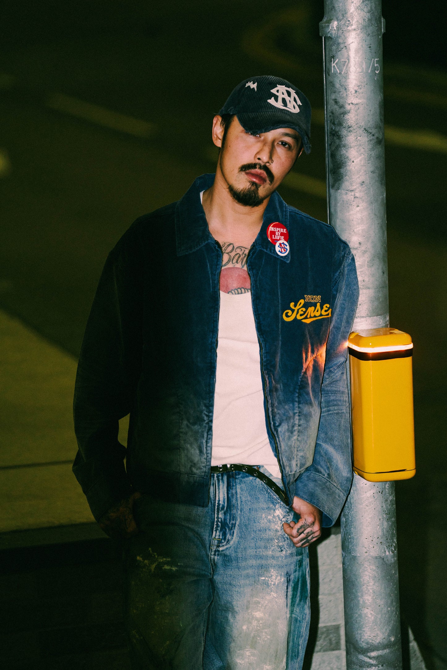 
                  
                    Wash Faded FFA Jacket Navy Blue【Nonsense-03NB】
                  
                