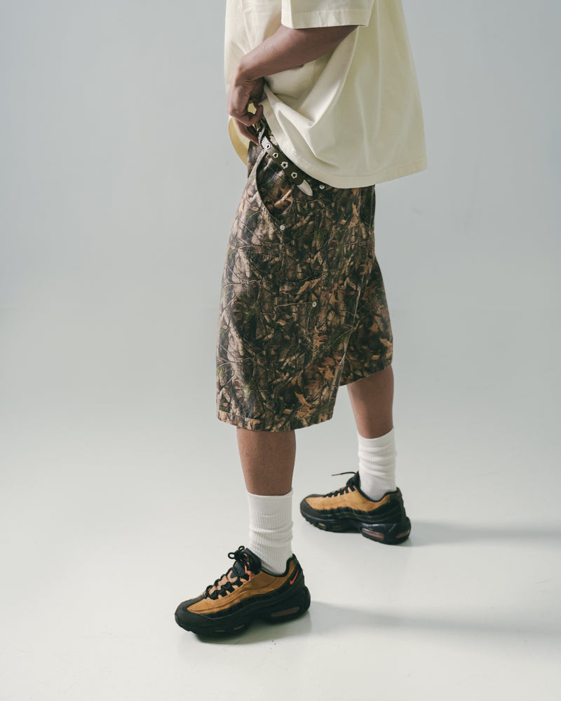 
                  
                    Double Knee Camo Shorts Woodland【M25-02WL】
                  
                